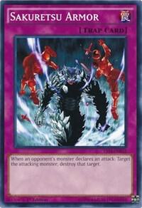 Sakuretsu Armor - Super Starter: Space-Time Showdown YuGiOh trading card