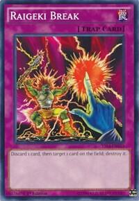Raigeki Break - Super Starter: Space-Time Showdown YuGiOh trading card