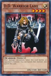 D.D. Warrior Lady trading card from Super Starter: Space-Time Showdown Power-Up Pack D.D. Warrior Lady - Super Starter: Space-Time Showdown Power-Up Pack YuGiOh trading card