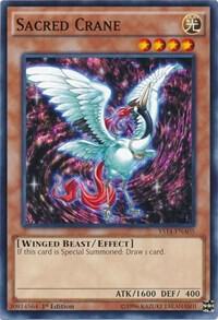 Sacred Crane trading card from Super Starter: Space-Time Showdown Power-Up Pack Sacred Crane - Super Starter: Space-Time Showdown Power-Up Pack YuGiOh trading card