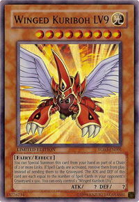 Winged Kuriboh LV9 - Yu-Gi-Oh! GX Manga Promotional Cards #YG03-EN001 - Ultra Rare YuGiOh Trading Card