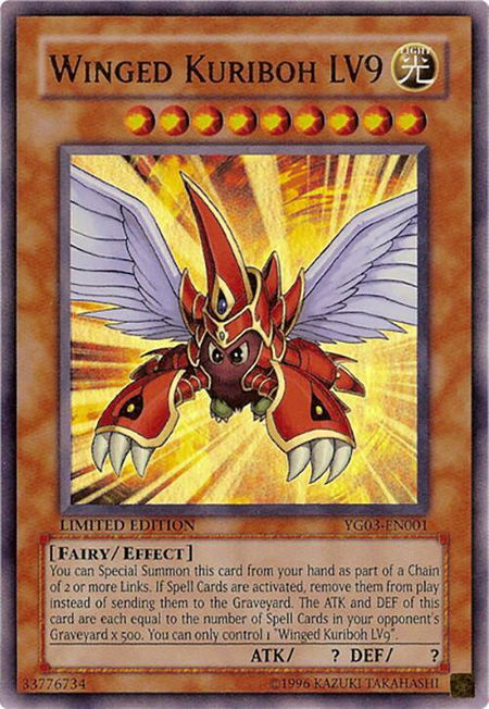 Winged Kuriboh LV9 - Yu-Gi-Oh! GX Manga Promotional Cards YuGiOh trading card