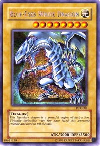 Blue-Eyes White Dragon (Power of Chaos: Kaiba the Revenge) - Yu-Gi-Oh! Video Game Promotional Cards (VDP) #PCK-001 - Secret Rare YuGiOh Trading Card