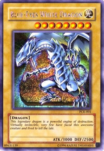 Blue-Eyes White Dragon (Power of Chaos: Kaiba the Revenge) trading card from Yu-Gi-Oh! Video Game Promotional Cards Blue-Eyes White Dragon (Power of Chaos: Kaiba the Revenge) - Yu-Gi-Oh! Video Game Promotional Cards YuGiOh trading card