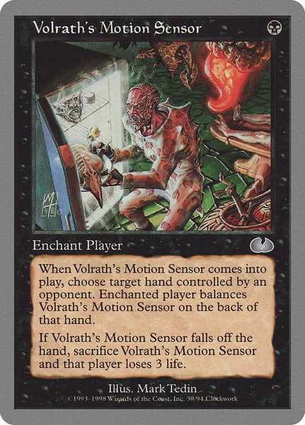 Volrath's Motion Sensor - Unglued Magic: The Gathering trading card