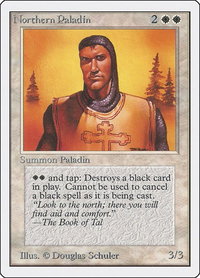 Northern Paladin - Unlimited Edition (2ED) #30 - Rare Magic: The Gathering Trading Card