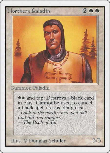 Northern Paladin - Unlimited Edition Magic: The Gathering trading card