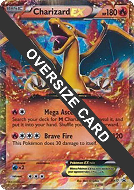 Charizard EX - XY17 (XY Black Star Promos) - Jumbo Cards Pokémon trading card