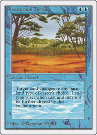 Phantasmal Terrain - Unlimited Edition (2ED) #69 - Common Magic: The Gathering Trading Card