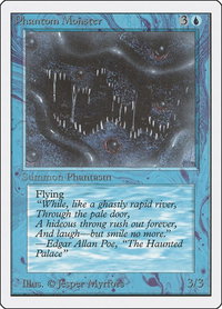 Phantom Monster - Unlimited Edition (2ED) #70 - Uncommon Magic: The Gathering Trading Card