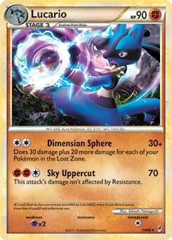 Lucario - 14/95 (Call of Legends) - Deck Exclusives Pokémon trading card