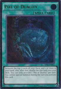 Pot of Duality (UTR) - Astral Pack 5 (AP05) #AP05-EN003 - Ultimate Rare YuGiOh Trading Card