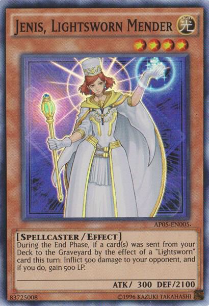 Jenis, Lightsworn Mender - Astral Pack 5 YuGiOh trading card