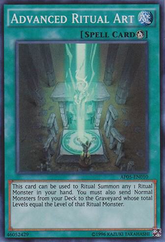 Advanced Ritual Art trading card from Astral Pack 5 Advanced Ritual Art - Astral Pack 5 YuGiOh trading card