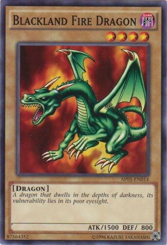 Blackland Fire Dragon trading card from Astral Pack 5 Blackland Fire Dragon - Astral Pack 5 YuGiOh trading card