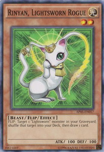 Rinyan, Lightsworn Rogue - Astral Pack 5 (AP05) #AP05-EN017 - Common / Short Print YuGiOh Trading Card