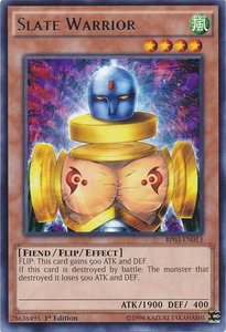 Slate Warrior - Battle Pack 3: Monster League (BP03) #BP03-EN013 - Rare YuGiOh Trading Card