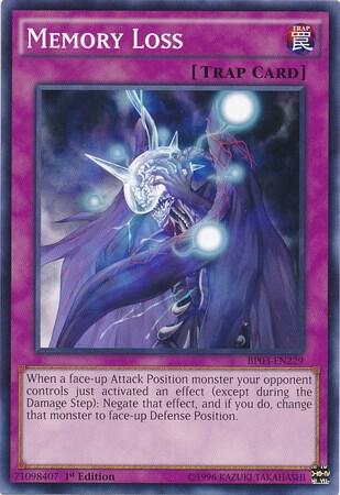 Memory Loss - Battle Pack 3: Monster League YuGiOh trading card