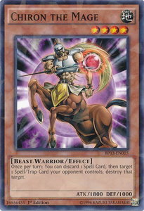 Chiron the Mage (Shatterfoil) - Battle Pack 3: Monster League (BP03) #BP03-EN015 - Rare YuGiOh Trading Card