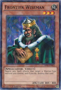 Frontier Wiseman (Shatterfoil) - Battle Pack 3: Monster League (BP03) #BP03-EN003 - Rare YuGiOh Trading Card