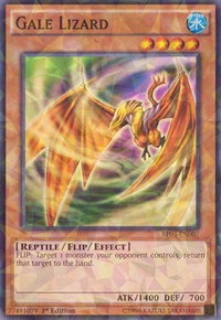 Gale Lizard (Shatterfoil) - Battle Pack 3: Monster League (BP03) #BP03-EN007 - Rare YuGiOh Trading Card