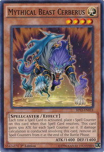 Mythical Beast Cerberus - Battle Pack 3: Monster League (BP03) #BP03-EN018 - Common / Short Print YuGiOh Trading Card