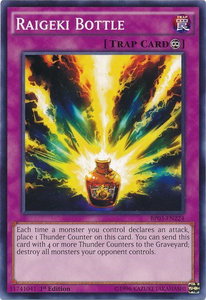 Raigeki Bottle - Battle Pack 3: Monster League (BP03) #BP03-EN224 - Common / Short Print YuGiOh Trading Card