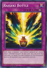 Raigeki Bottle - Battle Pack 3: Monster League (BP03) #BP03-EN224 - Common / Short Print YuGiOh Trading Card