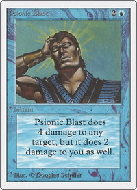 Psionic Blast - Unlimited Edition (2ED) #75 - Uncommon Magic: The Gathering Trading Card