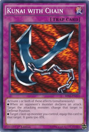 Kunai with Chain - Battle Pack 3: Monster League YuGiOh trading card