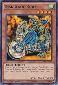 Diskblade Rider - Battle Pack 3: Monster League (BP03) #BP03-EN043 - Rare YuGiOh Trading Card
