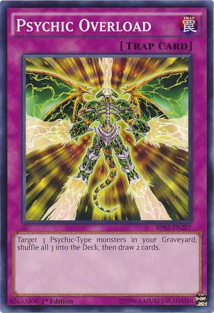 Psychic Overload trading card from Battle Pack 3: Monster League Psychic Overload - Battle Pack 3: Monster League YuGiOh trading card