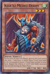 Koa'ki Meiru Doom - Battle Pack 3: Monster League (BP03) #BP03-EN058 - Rare YuGiOh Trading Card