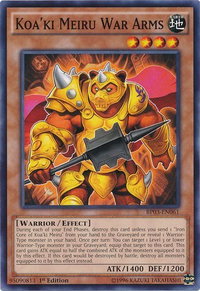 Koa'ki Meiru War Arms - Battle Pack 3: Monster League (BP03) #BP03-EN061 - Common / Short Print YuGiOh Trading Card