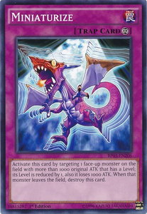 Miniaturize - Battle Pack 3: Monster League (BP03) #BP03-EN206 - Common / Short Print YuGiOh Trading Card