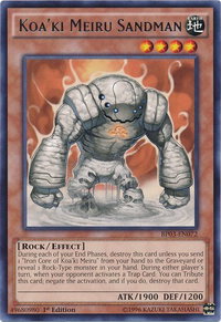 Koa'ki Meiru Sandman - Battle Pack 3: Monster League (BP03) #BP03-EN072 - Rare YuGiOh Trading Card