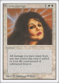 Reverse Damage - Unlimited Edition (2ED) #36 - Rare Magic: The Gathering Trading Card