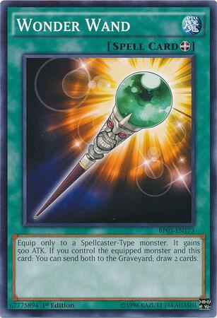 Wonder Wand trading card from Battle Pack 3: Monster League Wonder Wand - Battle Pack 3: Monster League YuGiOh trading card