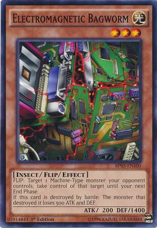 Electromagnetic Bagworm - Battle Pack 3: Monster League YuGiOh trading card