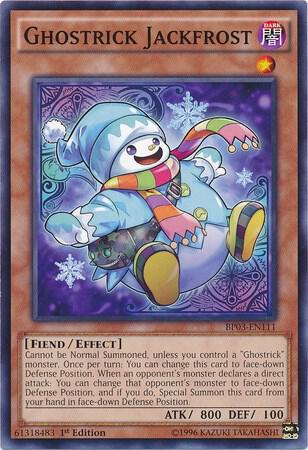 Ghostrick Jackfrost trading card from Battle Pack 3: Monster League Ghostrick Jackfrost - Battle Pack 3: Monster League YuGiOh trading card