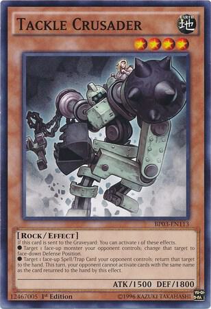 Tackle Crusader trading card from Battle Pack 3: Monster League Tackle Crusader - Battle Pack 3: Monster League YuGiOh trading card