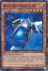 Blue Thunder T-45 (Shatterfoil) - Battle Pack 3: Monster League (BP03) #BP03-EN039 - Rare YuGiOh Trading Card