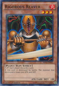 Rigorous Reaver (Shatterfoil) - Battle Pack 3: Monster League (BP03) #BP03-EN045 - Rare YuGiOh Trading Card