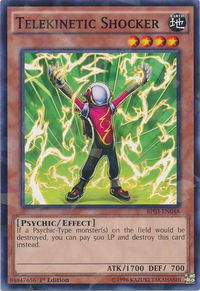 Telekinetic Shocker (Shatterfoil) - Battle Pack 3: Monster League (BP03) #BP03-EN048 - Rare YuGiOh Trading Card