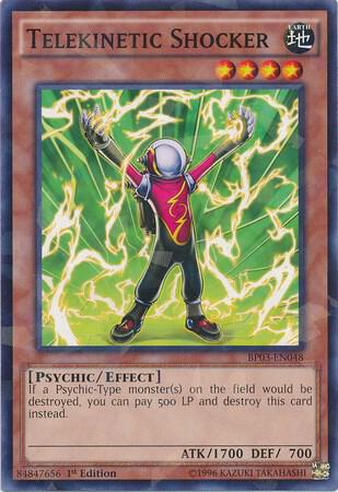 Telekinetic Shocker (Shatterfoil) - Battle Pack 3: Monster League YuGiOh trading card