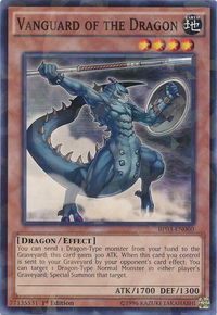 Vanguard of the Dragon (Shatterfoil) - Battle Pack 3: Monster League (BP03) #BP03-EN060 - Rare YuGiOh Trading Card