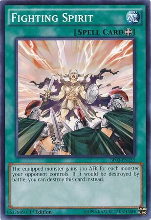 Fighting Spirit trading card from Battle Pack 3: Monster League Fighting Spirit - Battle Pack 3: Monster League YuGiOh trading card
