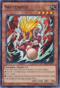 Shutendoji (Shatterfoil) - Battle Pack 3: Monster League (BP03) #BP03-EN069 - Rare YuGiOh Trading Card