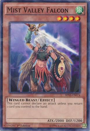 Mist Valley Falcon (Shatterfoil) - Battle Pack 3: Monster League YuGiOh trading card