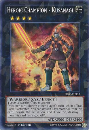 Heroic Champion - Kusanagi (Shatterfoil) - Battle Pack 3: Monster League YuGiOh trading card